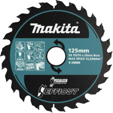 Makita Accessories Griešanas disks kokam MAKITA Efficut 125x20x1,35mm 25T