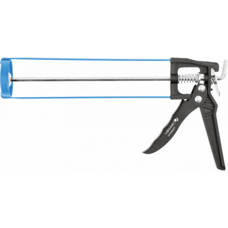 Hogert Hermētiķu pistole, tērauda un alumīnija rokturis, 310 ml, HT4R407, HOGERT