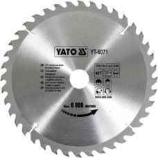 Yato Zāģripa kokam 250x30mm 40T TCT YT-6071 YATO