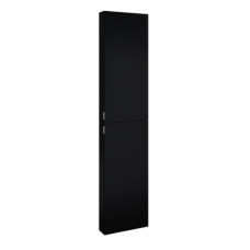 Jika augstais skapis Pure, 400x126 mm, h=1800 mm, 2D, matēts melns