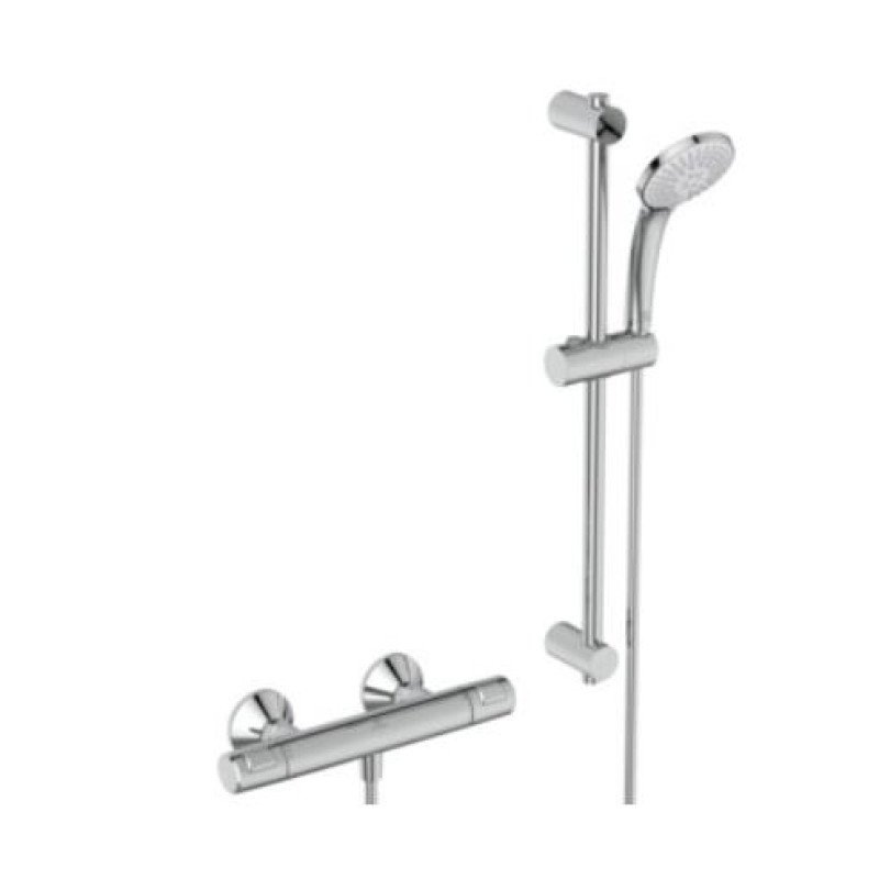 Ideal Standard dušas termostats Ceratherm T25, ar rokas dušas komplektu, hroms