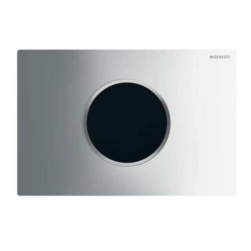 Geberit taustiņš Sigma10, 246x164 mm, ar elektronisku skalošanas aktivizēšanu, spīdīgs hroms