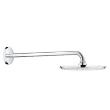 Grohe dušas galva ar turētāju Rainshower Cosmo 210 I, d=210, no sienas, hroms