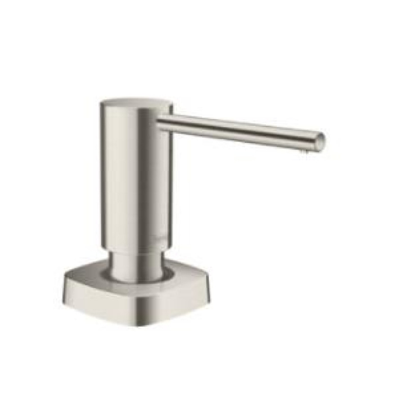 Hansgrohe ziepju dozators A71, iebūvējams virsmā, stainless steel optic