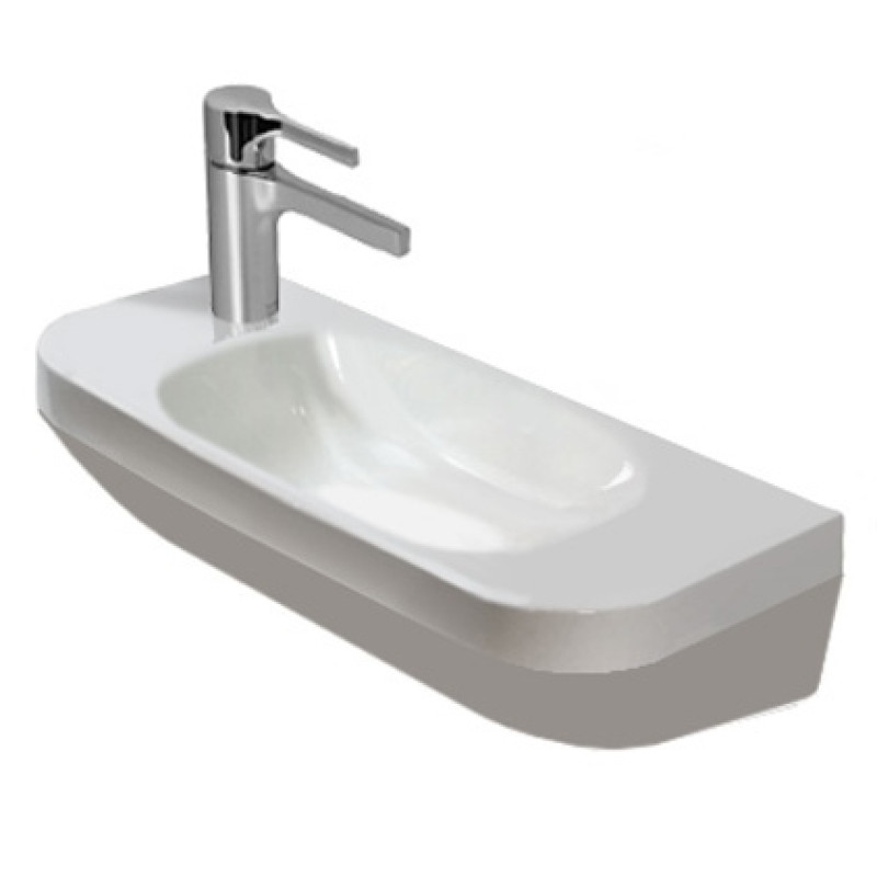 Duravit izlietne DuraStyle, 500x220 mm, maisītāja caurums kreisajā pusē, balta