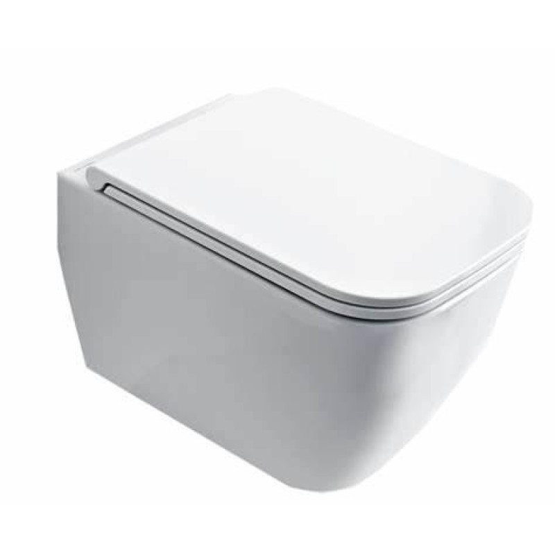 Scarabeo pods Teorema 2.0 Clean Flush, stiprināms pie sienas, 360x520 mm, balts