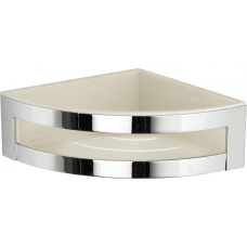 Gedy dušas režģis stūra Zante, hroms/balts