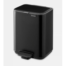 Brabantia atkritumu tvertne ar pedāli Bo, 4l, matēta melna