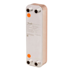 Danfoss mikroplākšņu siltummainis, XB06L-1, plākšņu skaits: 20, CU+