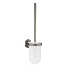 Grohe tualetes birste ar turētāju Essentials New, brushed hard graphite