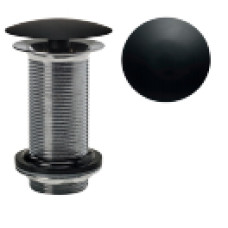 Wirquin izplūde Quick Clac, bez pārplūdes, 100 mm, matēts melns