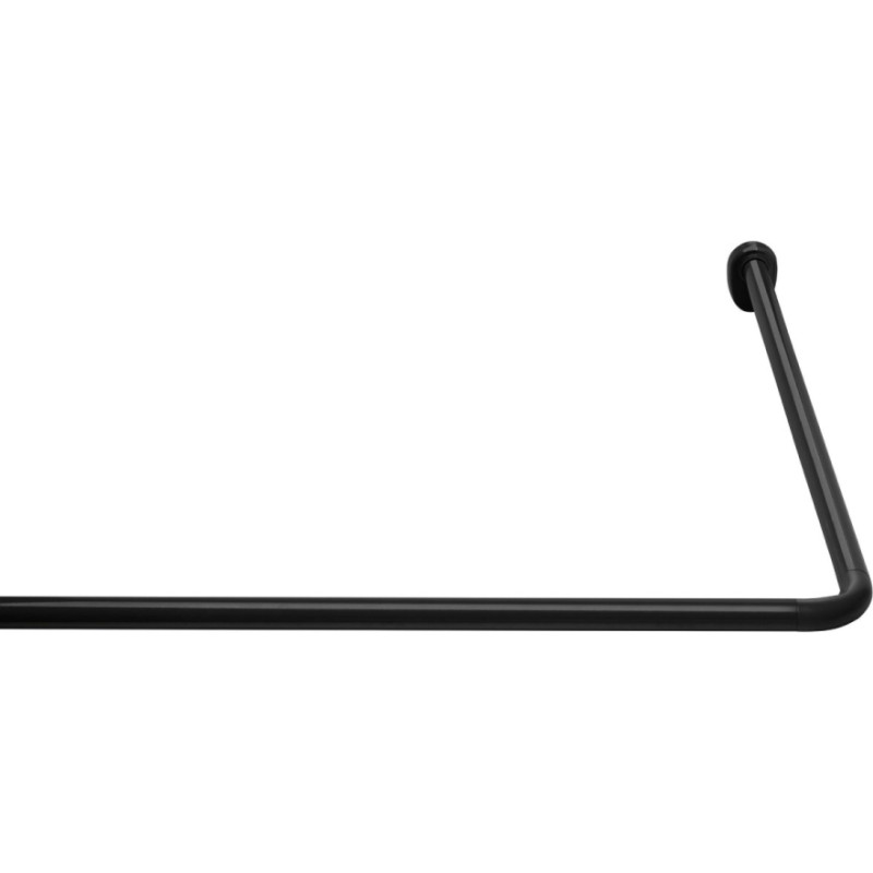 Ridder Dušas aizkaru stanga universāla 90x90x90cm, melna