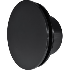 Europlast difuzors plastmasas A6, Ø100mm, universālais, melns