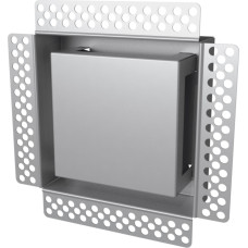 Europlast difuzors metāla, sleptās montāžas, 150x150mm - Ø80mm, cinkots