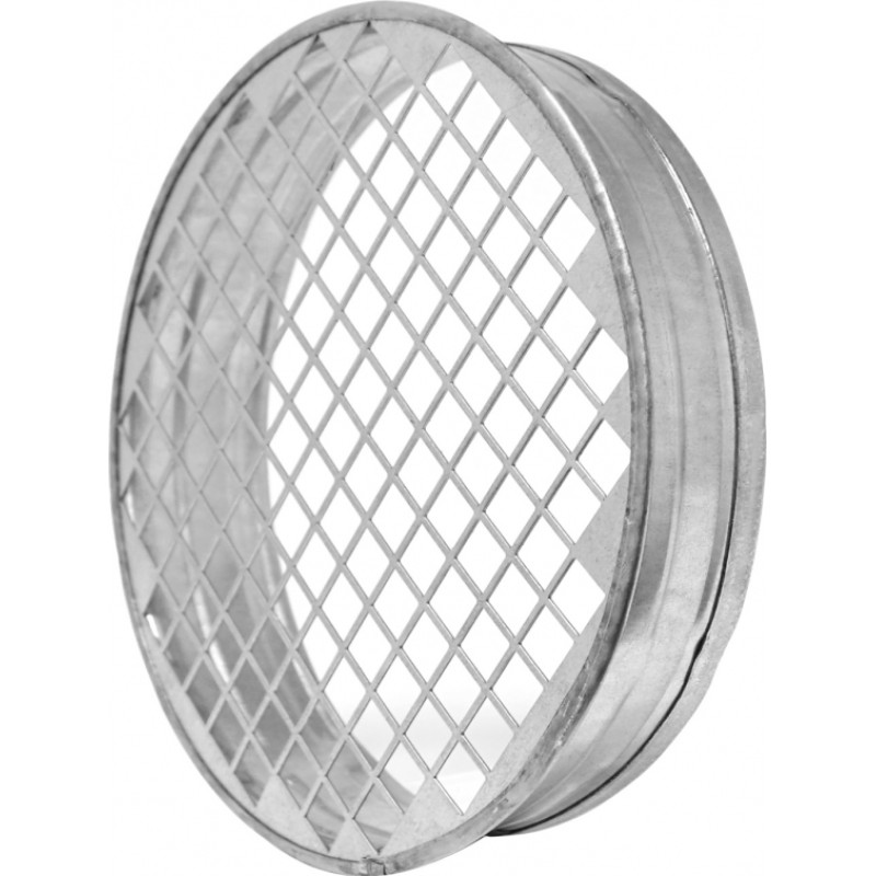 Europlast gala nosegs gaisa vadiem ar sietu, metāla, Ø150mm, bez gumijas