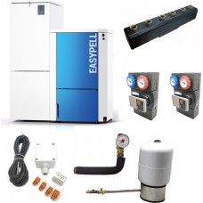 Easypell 20 Granulu apkures katls (6-20kW) ar 165kg granulu tvertni, 3 SG+BOI