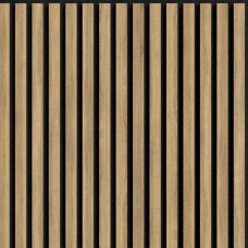 Illi Marcato Akustiskais sienas panelis, finierēts, melns filcs, 600x2420x18mm, ozols