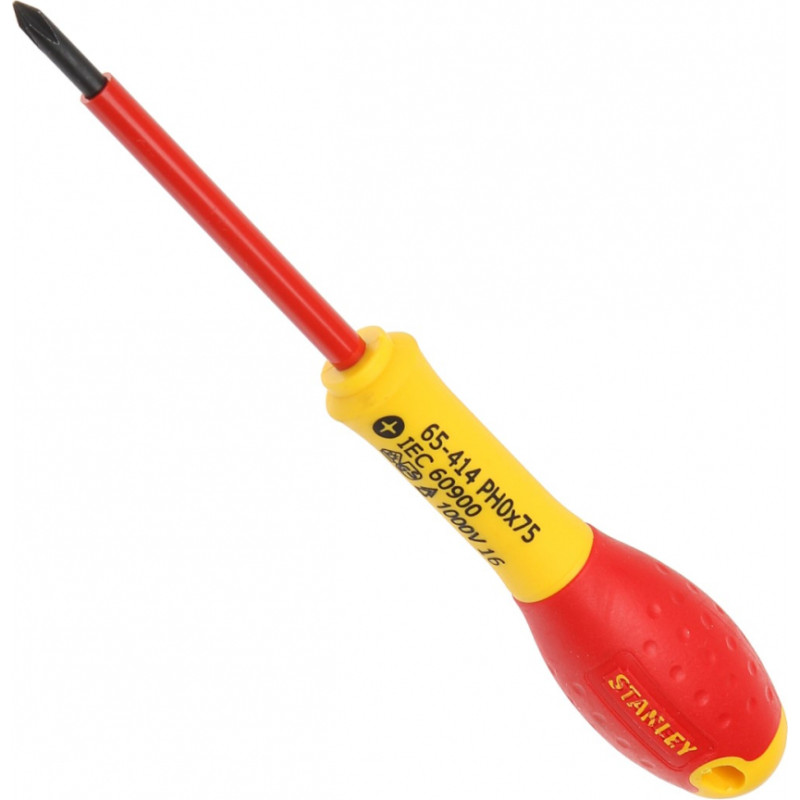 Stanley FatMax VDE Krusta skrūvgriezis, PH0x75mm, 0-65-414