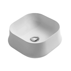 Simas Sharp izlietne 42x42cm, kvadrātformas, uz virsmas, balta - gab.