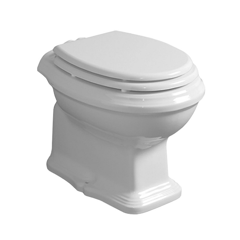 Simas Arcade WC pods 36.5x55cm, grīdas izvads, balts - gab.