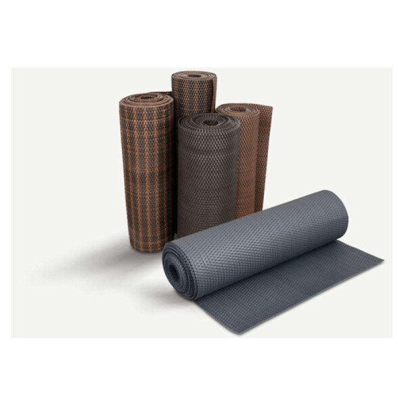 Dekoratīvs aizsargsiets MIKKO RATTAN MK03 grafīta pelēks / m²