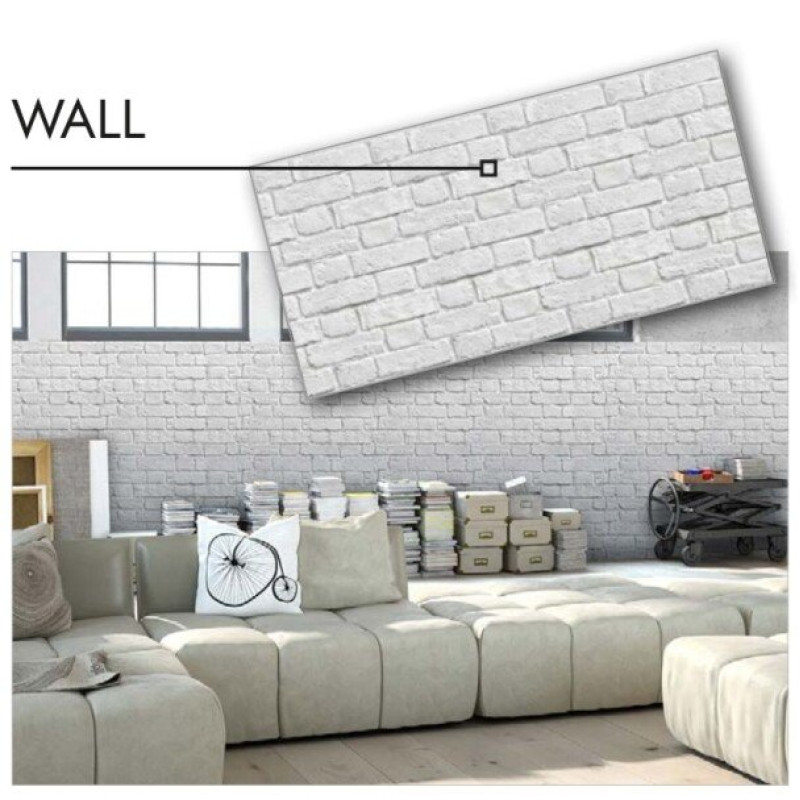 Dekoratīvais sienas apdares panelis WALL 500x1000mm / gab