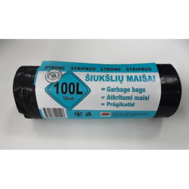 Atkritumu maiss 100L / 10 gab; / rullis