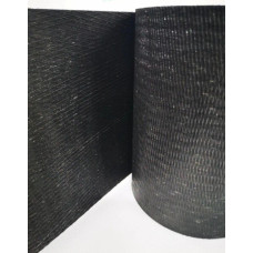 Plastmasas zāliena apmale 6 m × 15 cm, melna / gab