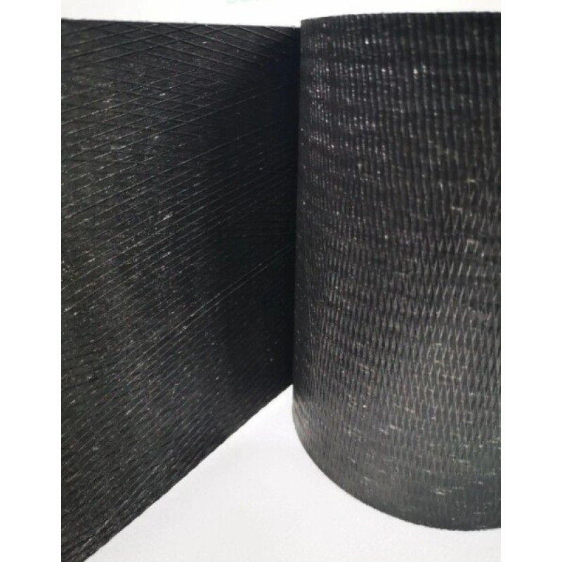 Plastmasas zāliena apmale 6 m × 15 cm, melna / gab