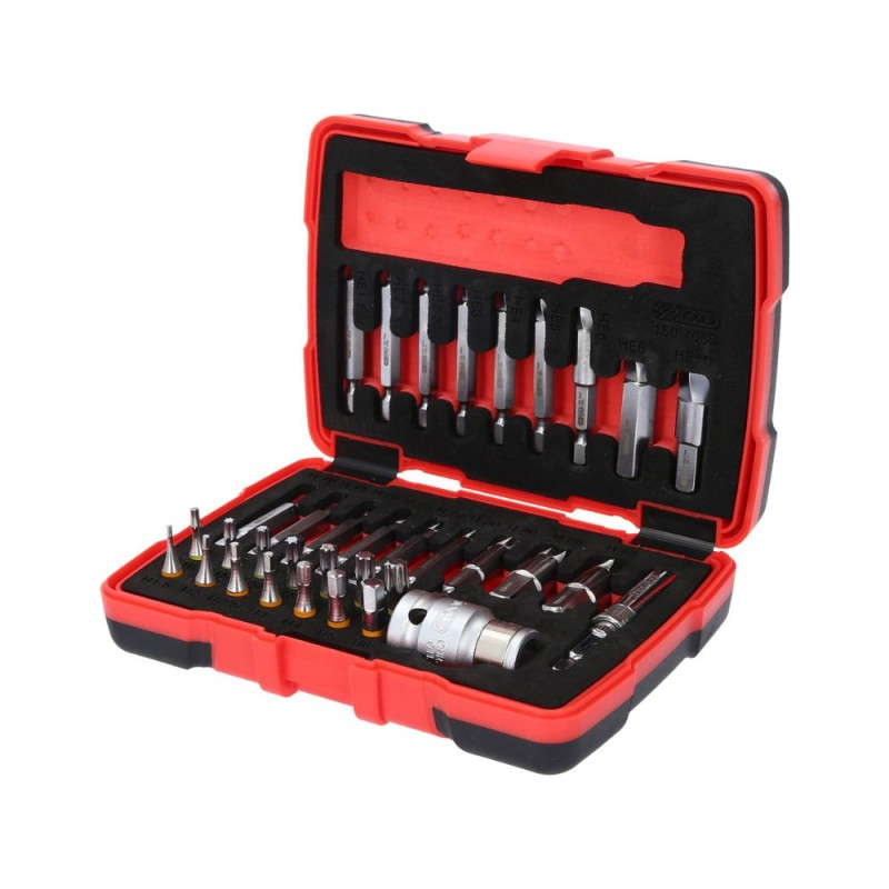 Ks Tools 34 gabalu nolūzušu skrūvju izskrūvētāju komplekts KS TOOLS 1/4