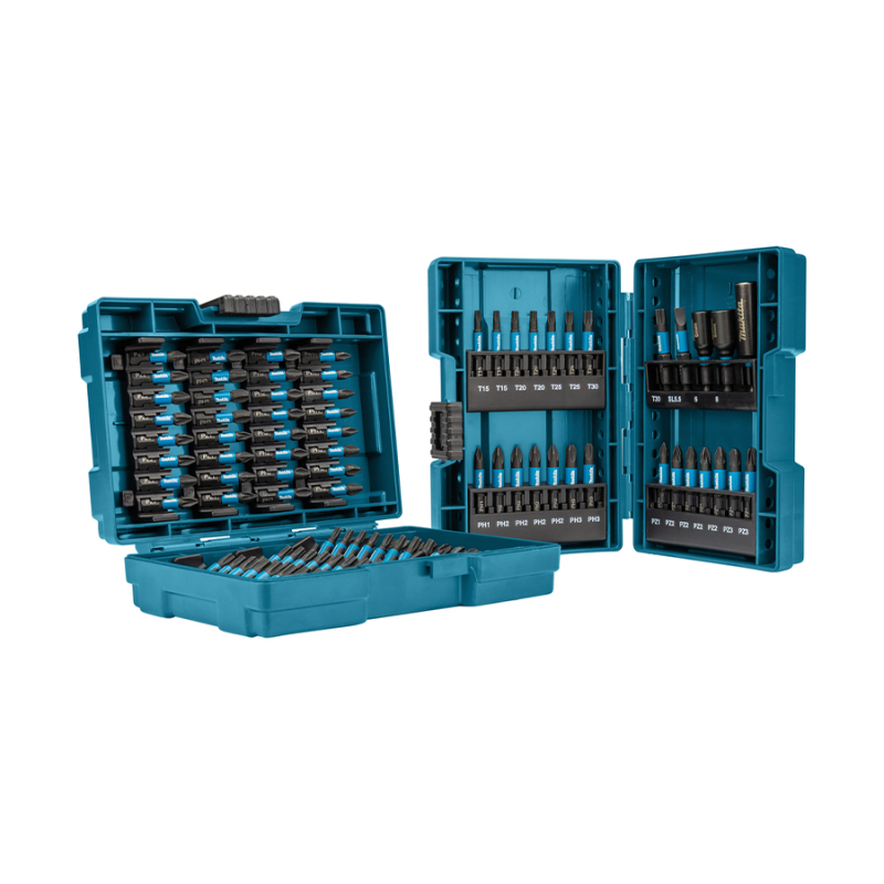 Makita Accessories 90 daļu trieciena skrūvēšanas uzgaļu komplekts MAKITA Impact Black