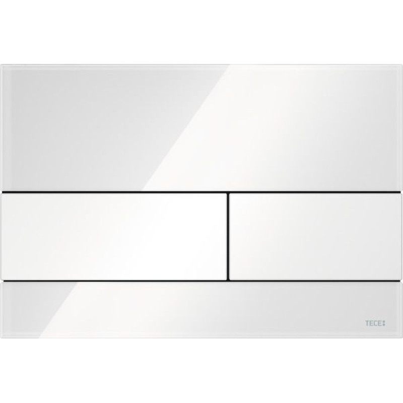 Tece square WC plāksne (9240800) balts/balts