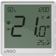 Engo Telpas termostats EOne, ZigBee, Balts, 230V