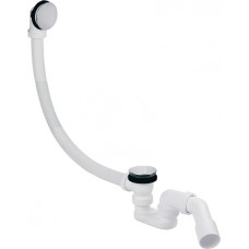 Plastbrno Sifons vannas EVK0141 Klik Klak Inox, 45°,40/50mm, L=55cm