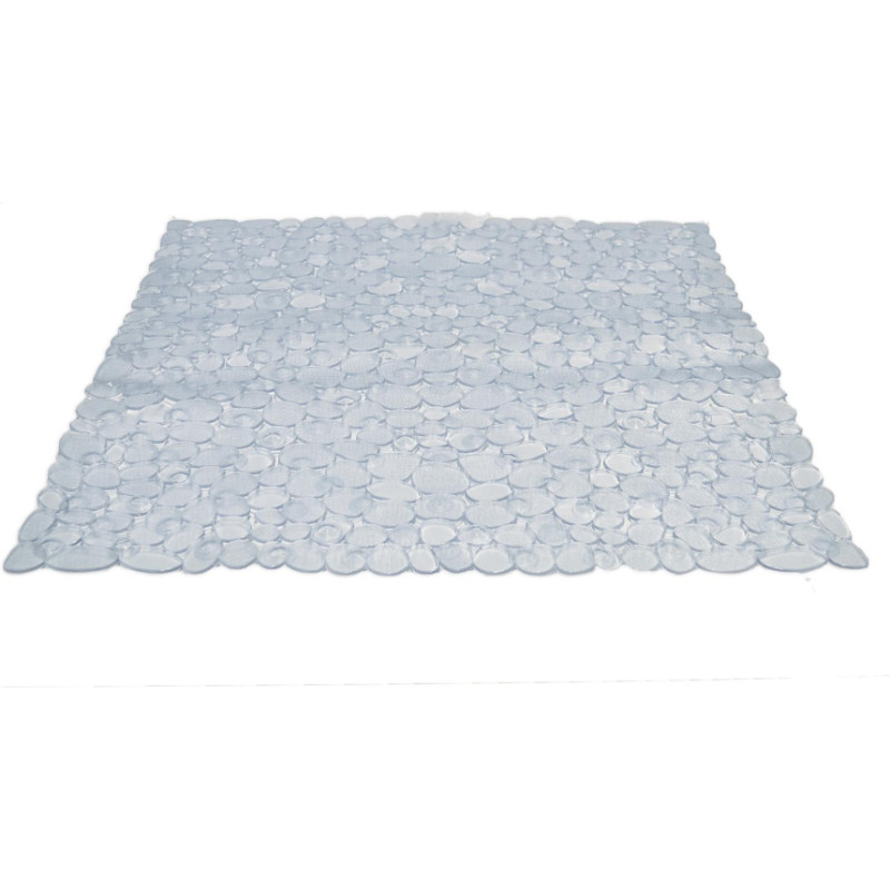 Ridder Vannas paklājs Stone 54x54cm 100% PVC, caurspīdīgs