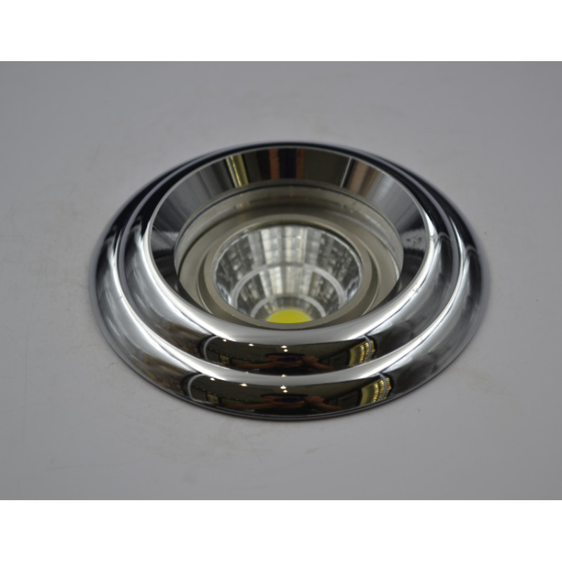 Besk Dekoratīvs apgaismes ķermenis Ø88*H28mm hromēts BESK