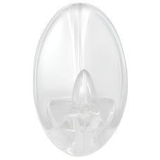 Ridder Āķis pašlīmējošs plastmasas caurspīdīgs M izm., 3gb