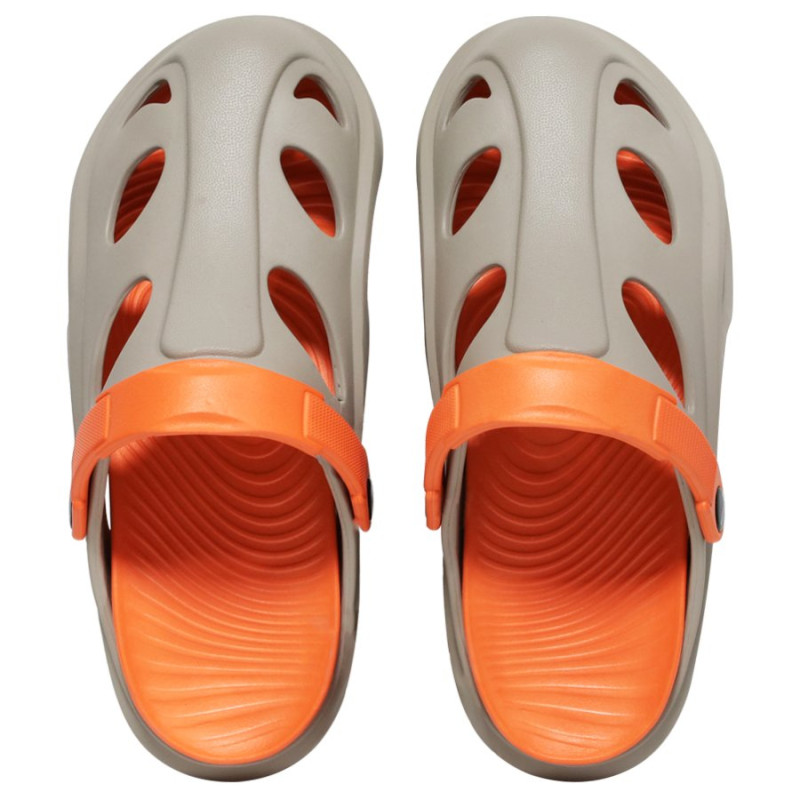 Besk Dārza čības vīriešu 41.izmērs pelēkas oranžas