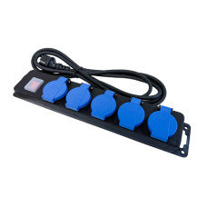 Besk Pagarinātājs āra 5-vietīgs IP44 a/z, 5m 3Gx1,5mm