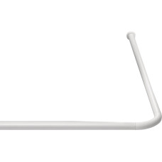 Ridder Dušas aizkaru stanga stūra 90x90cm, balta