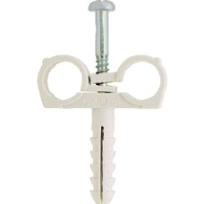 Friulsider CTND Dubultstiprinājums kabeļiem un caurulēm ar dībeli un skrūvi, 20mm