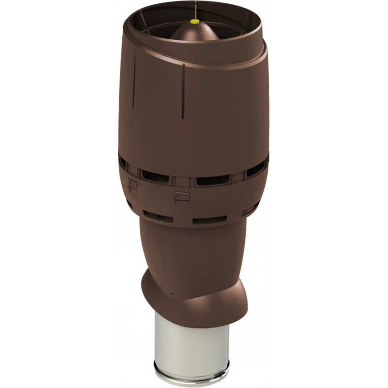 Vilpe FLOW izolēts ventilācijas izvads 160P/IS/500, brūns