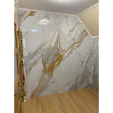 Sienas panelis GOLDEN GRAY 280x110CM, GLOSS