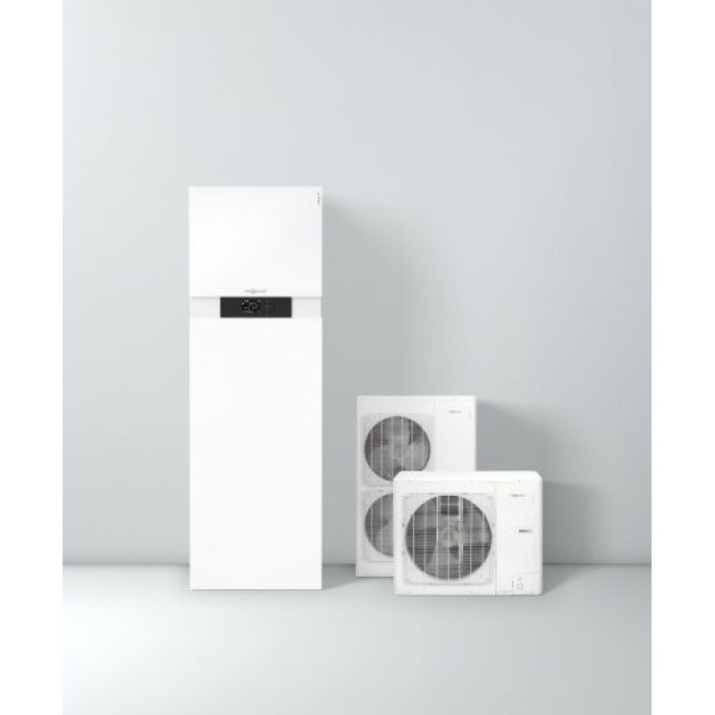 Viessmann gaiss-ūdens siltumsūknis Vitocal 111-S 12kW ar k.ū. tvertni 220L