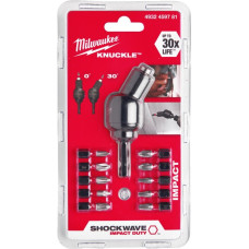 Milwaukee Accessories Leņķa trieciena uzgaļu komplekts MILWAUKEE Knuckle, 11 gab.