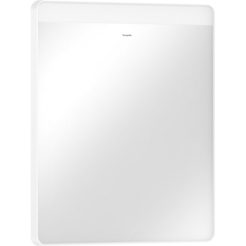 Hansgrohe spogulis ar apgaismojumu Xarita Lite Q, 600x30 mm, h=700 mm, matēts balts