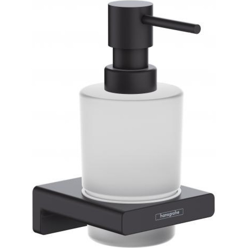Hansgrohe šķidro ziepju trauks ar turētāju AddStoris Q, matēts melns