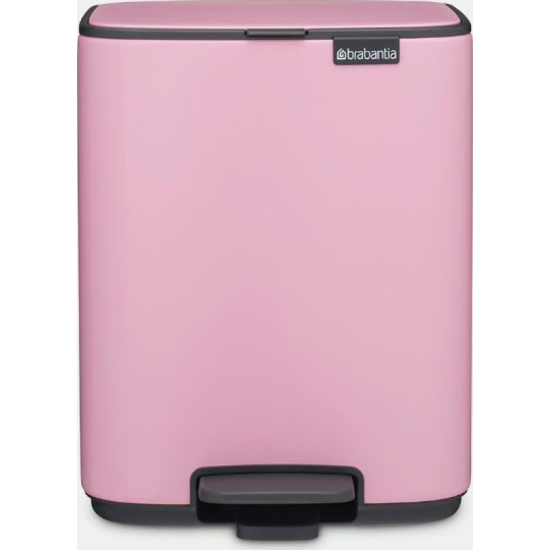 Brabantia atkritumu tvertne ar pedāli Bo, 7l, lilac pink