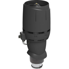 Vilpe jumta ventilators Flow ECo 125P/500, melns