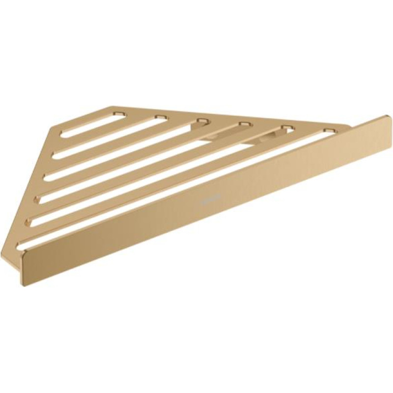 Hansgrohe stūra plaukts-režģis AddStoris Q, brushed bronze